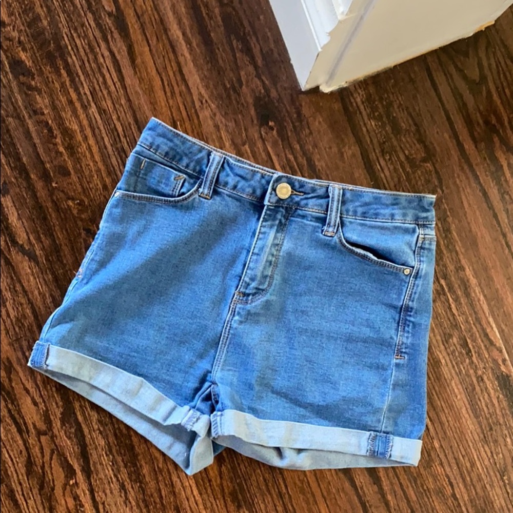 Papaya Soft Jean Shorts
